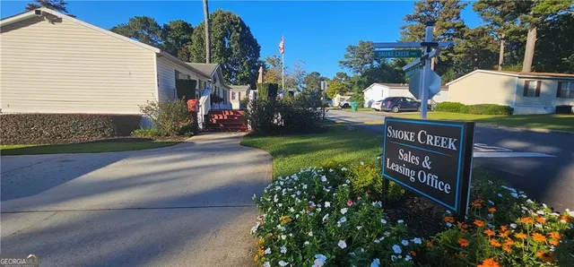 a view of street sign