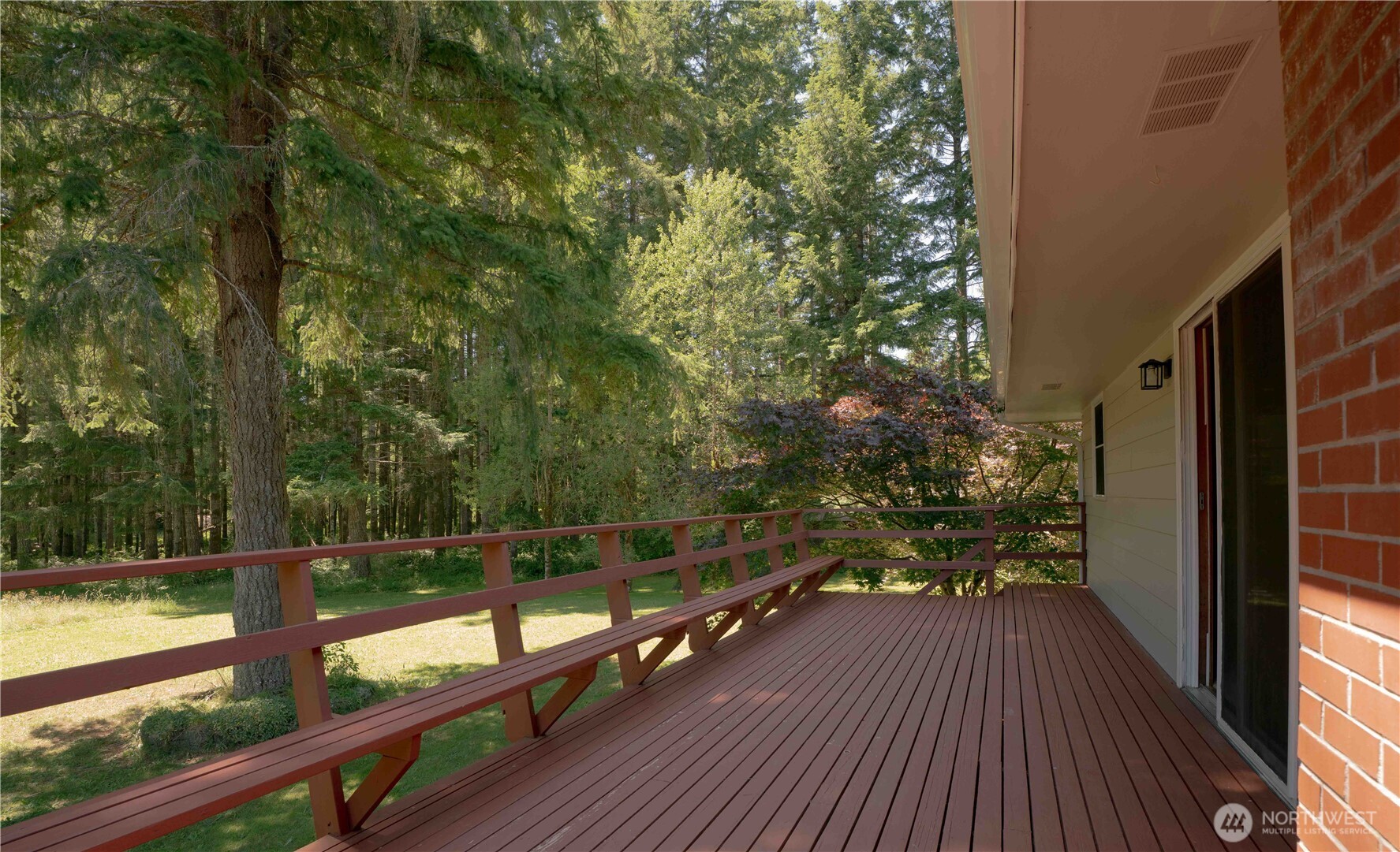 293154 Highway 101 Quilcene, WA 98376 - Photo 13 of 40 a view of balcony and yard