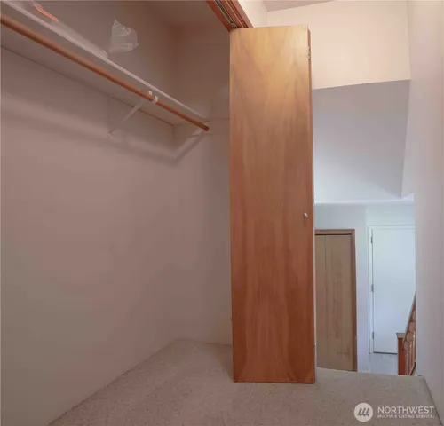 a view of a storage & utility room in a room