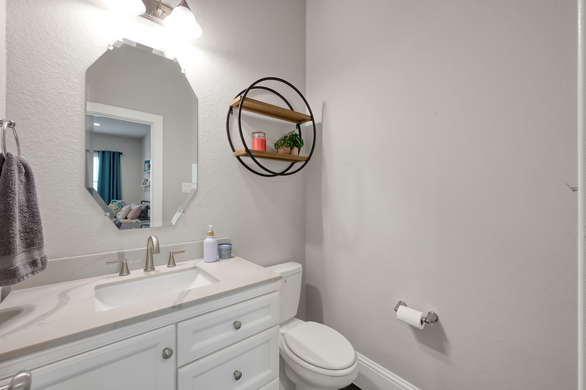 2223 Pintail Lane Conroe, TX 77384 - Photo 27 of 39 Upstairs Half Bath could easily be remodeled into a Full Bath