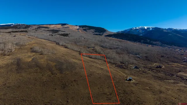 a view of mountains in the background