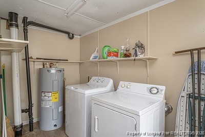 1012 Asbury Road Eastover, NC 28312 - Photo 29 of 38 a utility room with dryer and washer
