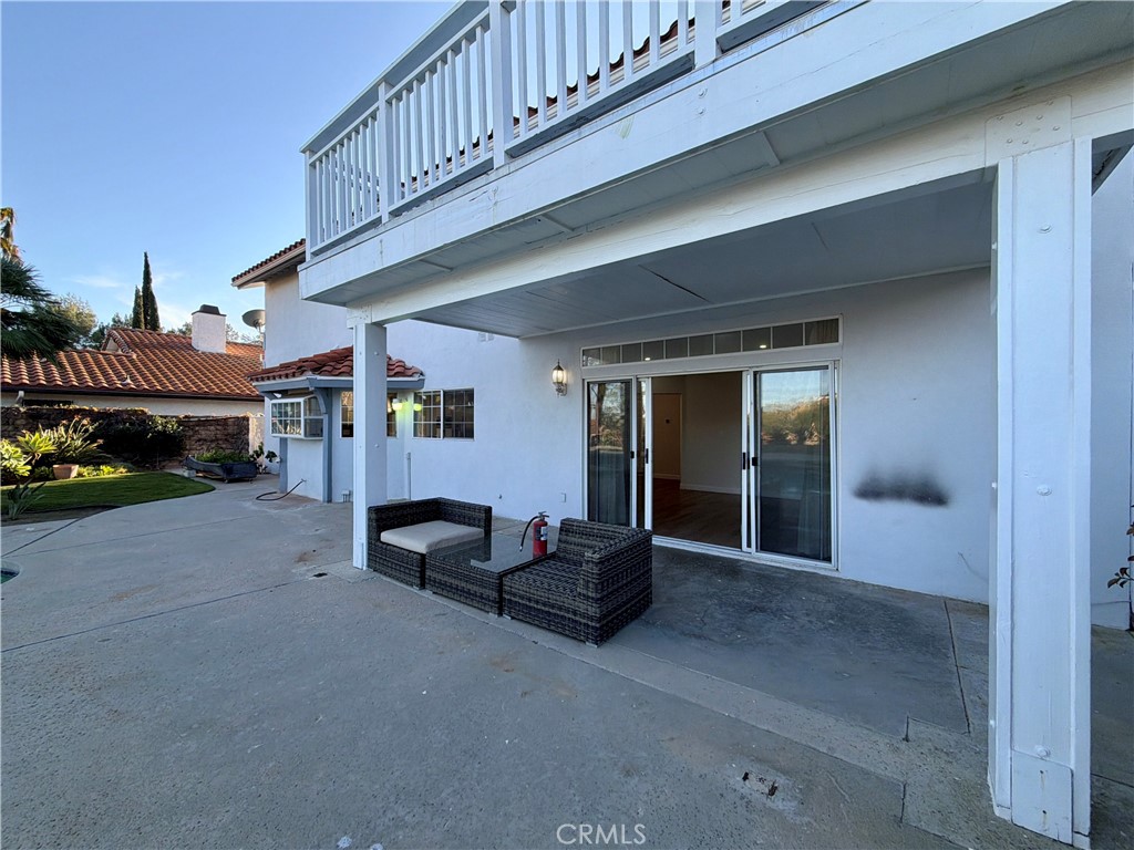 11932 Sonoma Way Porter Ranch, CA 91326 - Photo 58 of 63 a view of a house with sitting area and roof deck