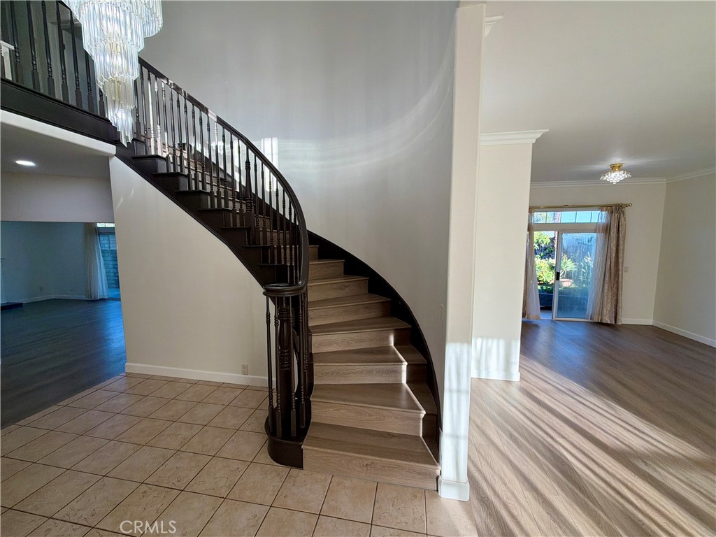 11932 Sonoma Way Porter Ranch, CA 91326 - Photo 6 of 63 a view of entryway and hall with wooden floor