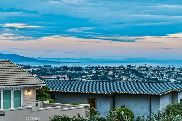a view of outdoor space with ocean view