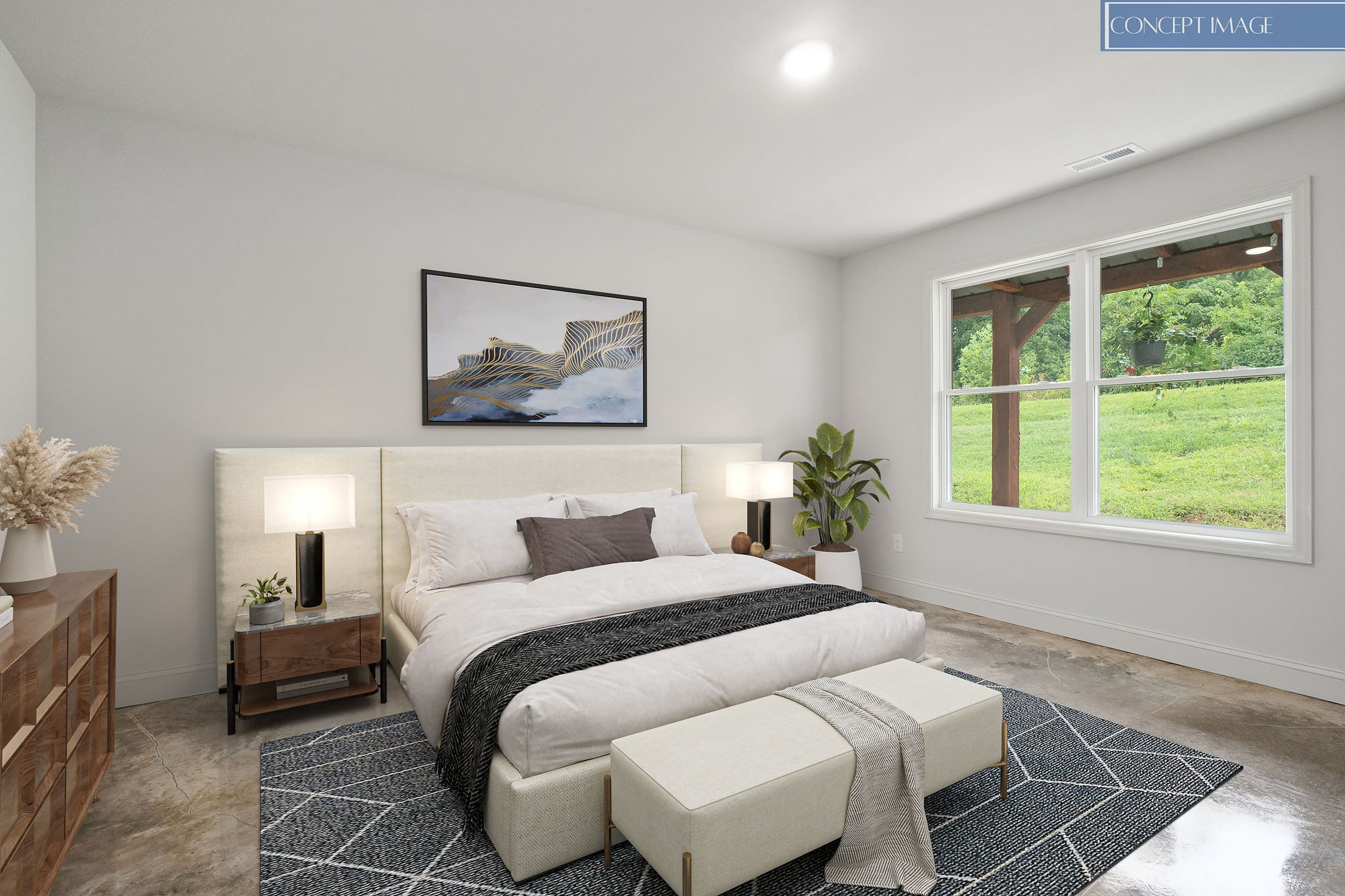 1124 Dale Ridge Road Dowelltown, TN 37059 - Photo 15 of 69 a bedroom with a bed and a painting on the wall