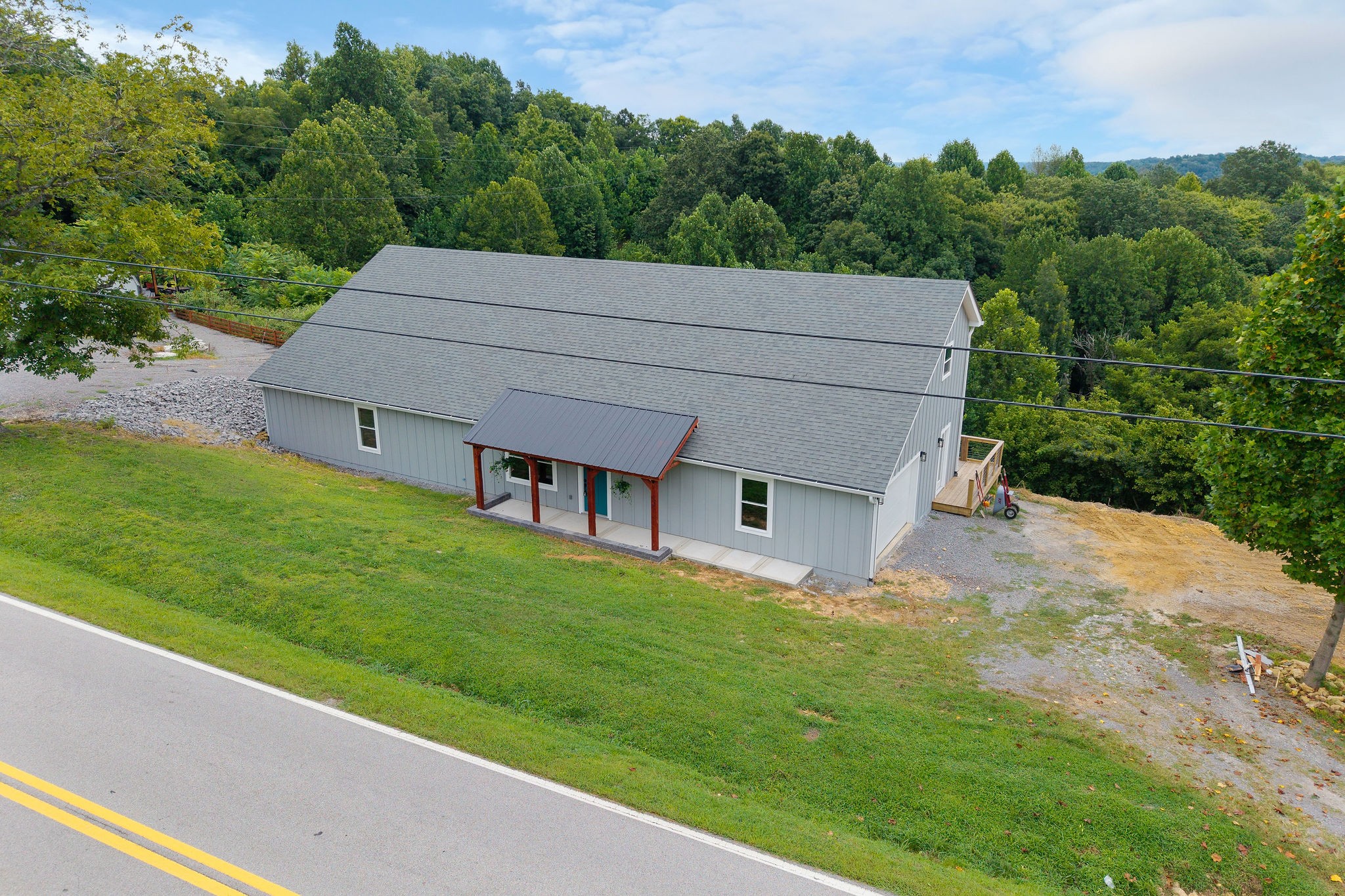1124 Dale Ridge Road Dowelltown, TN 37059 - Photo 40 of 69 a aerial view of a house next to a big yard