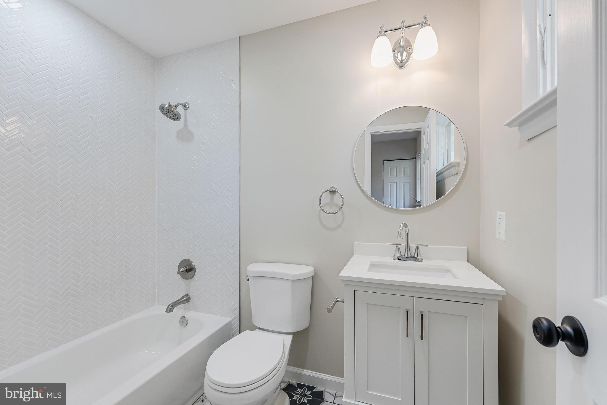 6891 Wilson Road Marshall, VA 20115 - Photo 77 of 118 Modern elegance in a serene bathroom.