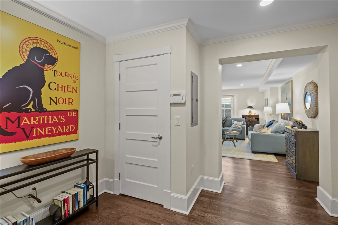 423 Hope Street, Unit 1A Bristol, RI 02809 - Photo 19 of 45 Entry, Front Hall Closet, Living Room Entrance