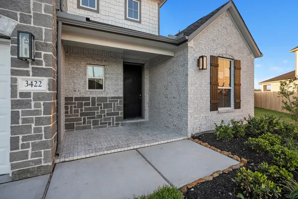 a view of front door of house