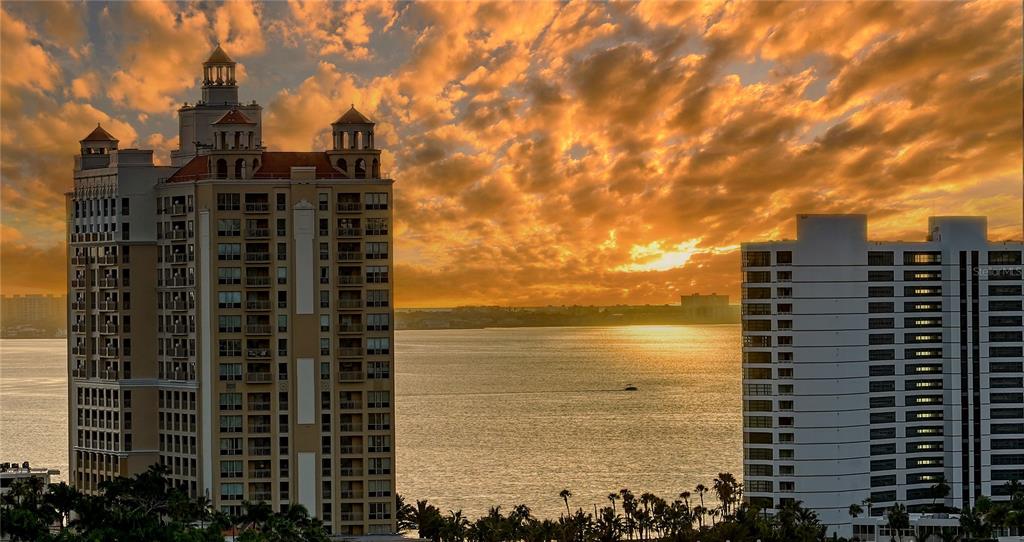 111 South Pineapple Avenue, Unit 1210 Sarasota, FL 34236 - Photo 50 of 54 a view of ocean with a city