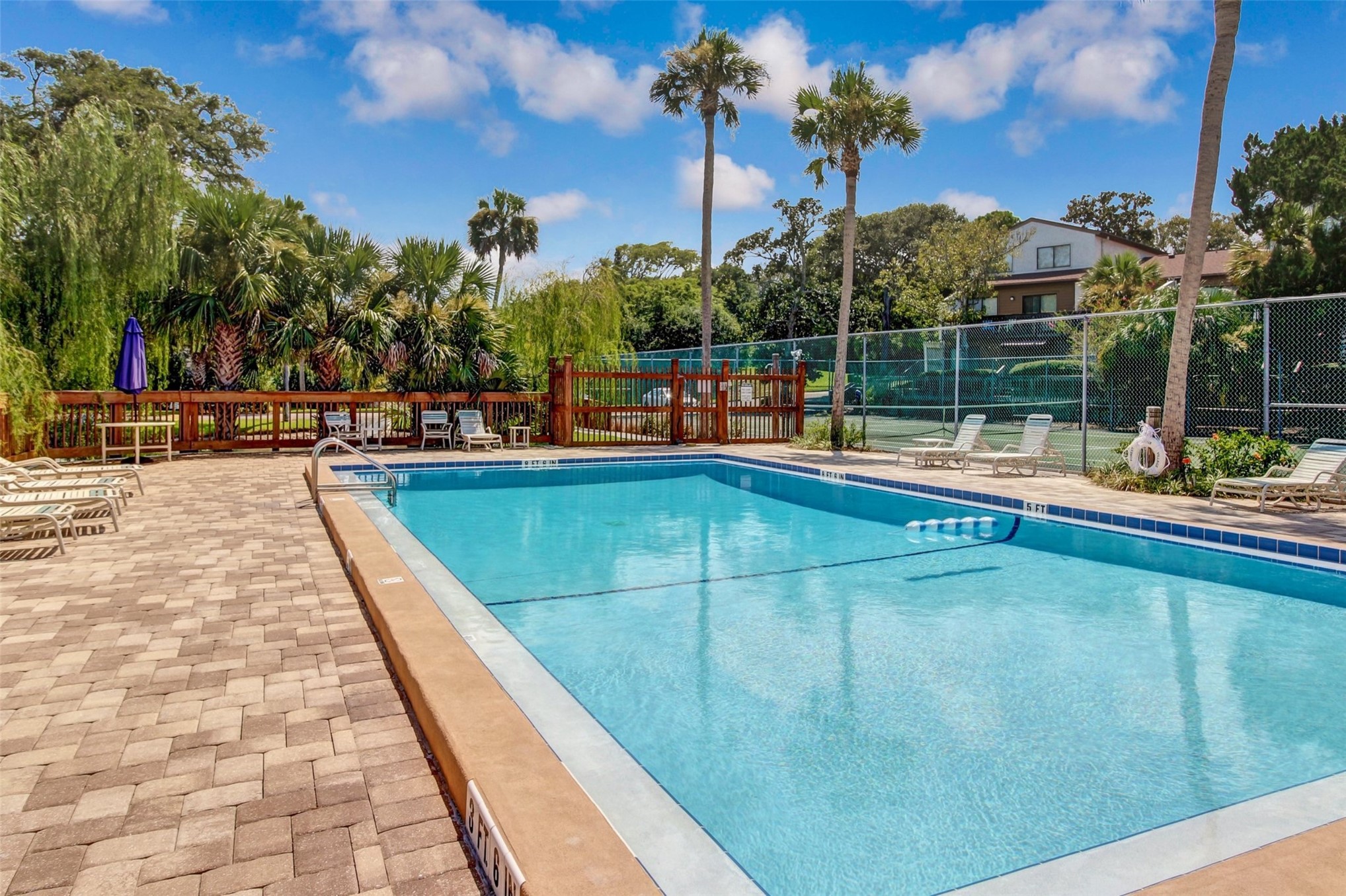 2583 Forest Ridge Drive, Unit N3 Fernandina Beach, FL 32034 - Photo 30 of 34 a view of a swimming pool with a patio