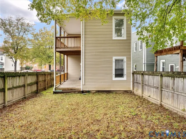 a view of outdoor space with garden