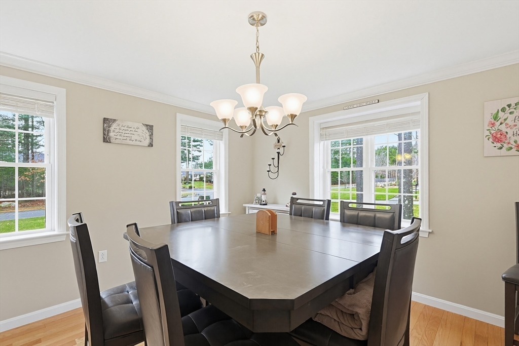 24 Reservoir Road Pembroke, MA 02359 - Photo 21 of 42 a view of a dining room with furniture window and wooden floor