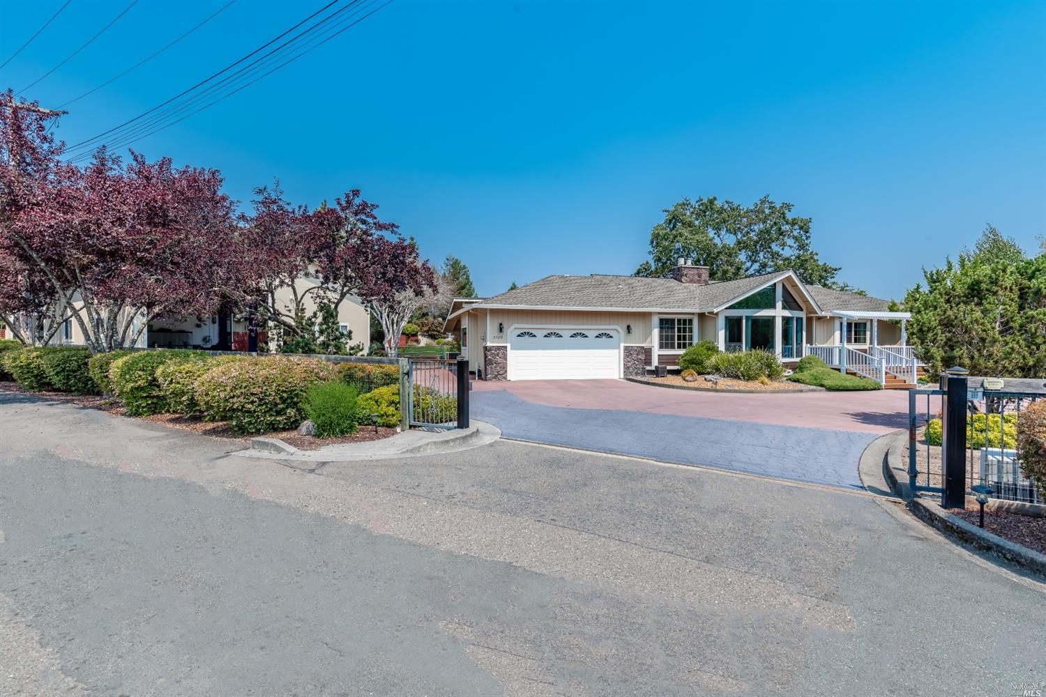 3789 Selvage Road Santa Rosa, CA 95401 - Photo 1 of 1 front view of house with a street