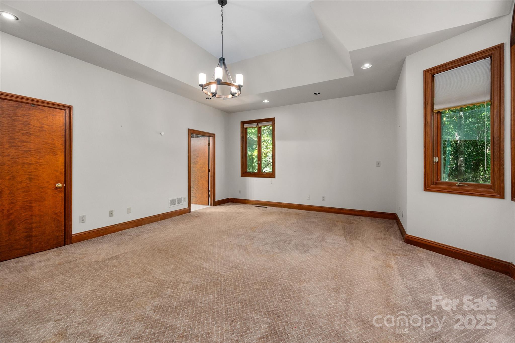 909 Baron Road Waxhaw, NC 28173 - Photo 17 of 46 an empty room with windows and closet