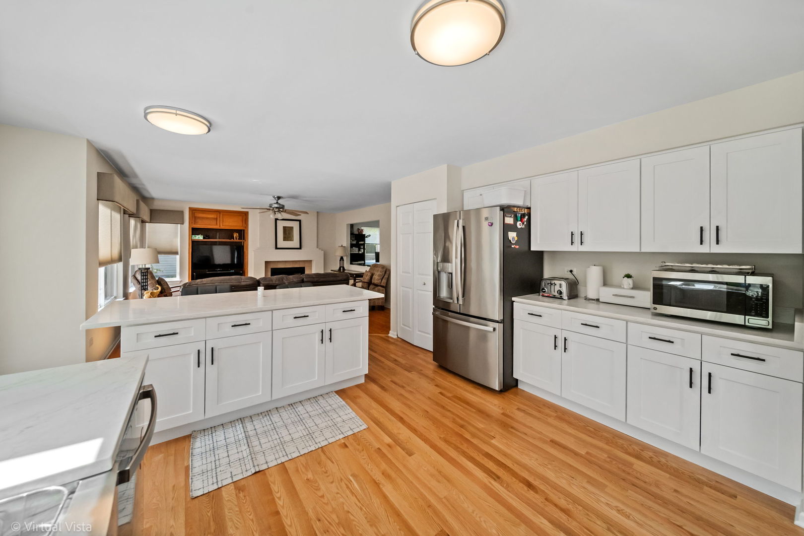 224 Willow Bend Bolingbrook, IL 60490 - Photo 17 of 41 a kitchen with stainless steel appliances a refrigerator sink and microwave