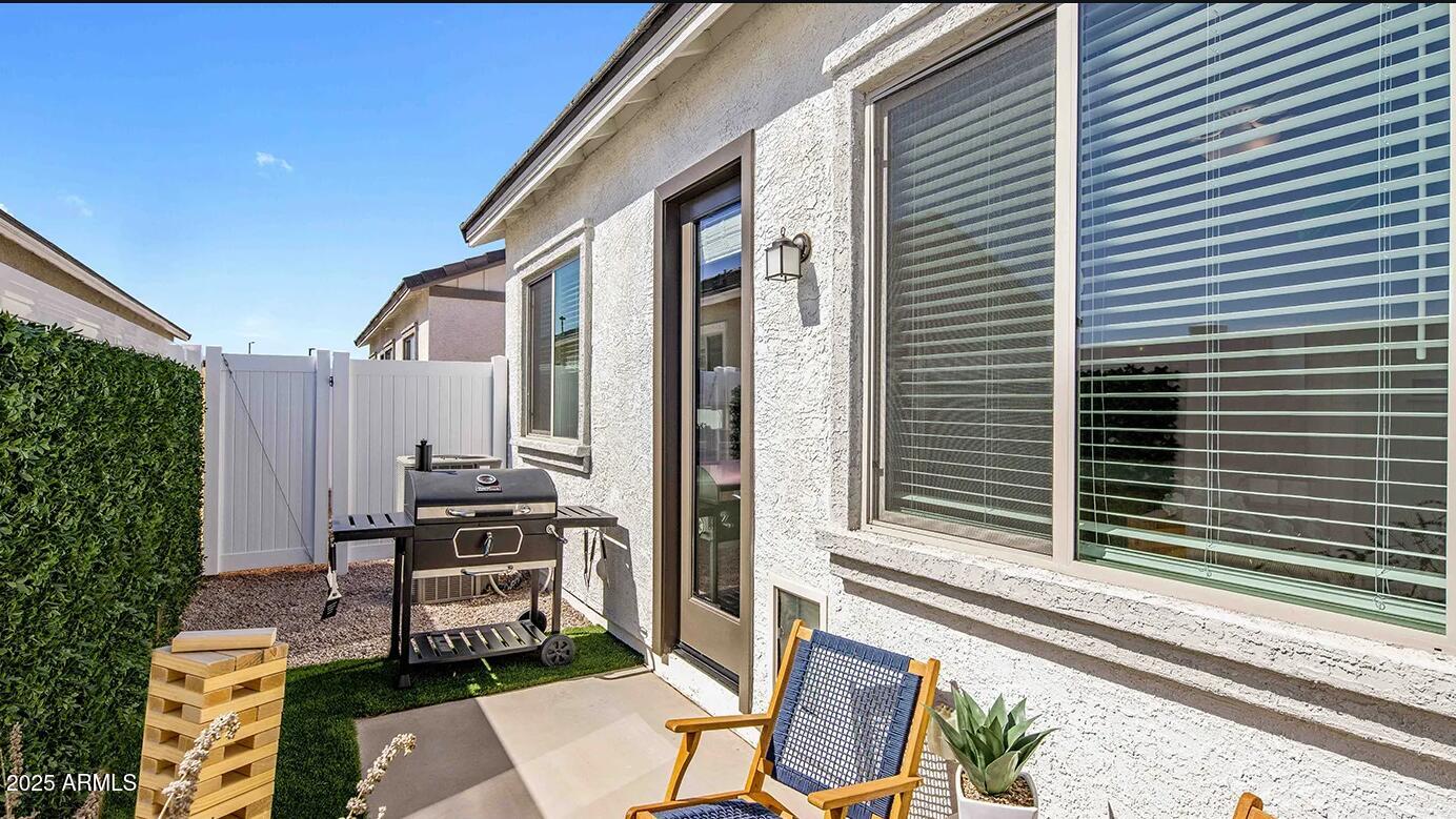 Backyard With Dog Door