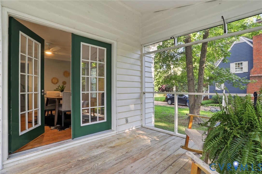 9806 Old Cannon Road North Chesterfield, VA 23237 - Photo 35 of 46 Screened porch connected to dining area