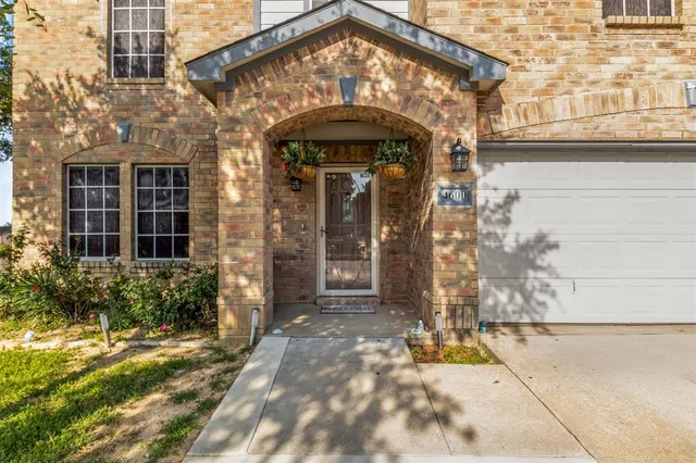 a front view of a building