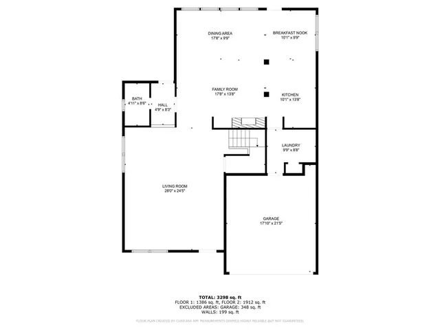 a picture of a floor plan