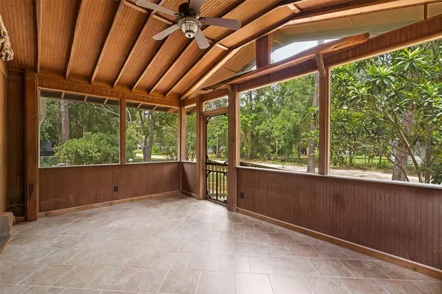 a view of outdoor space with a swimming pool