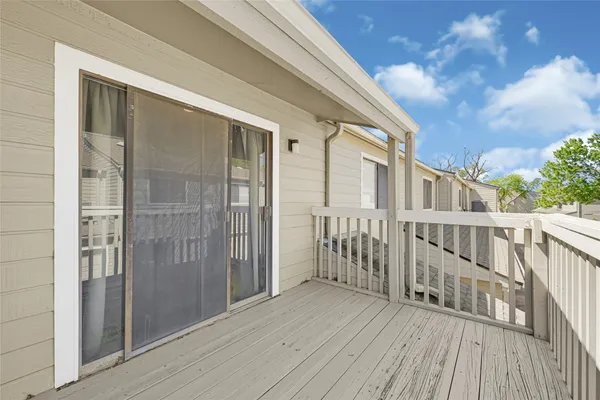 a view of a house with wooden floor