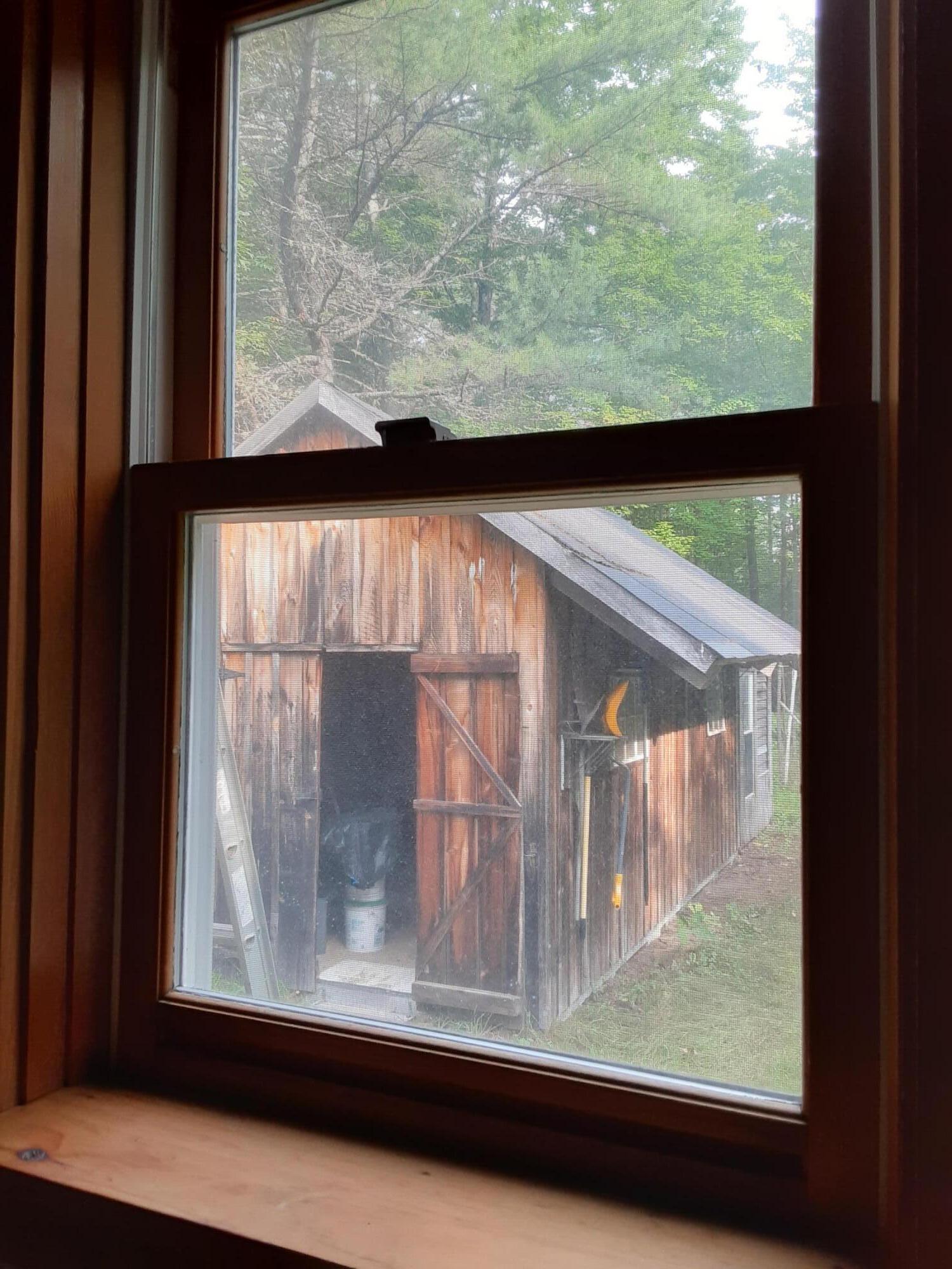 144 Pequawket Lake Road Limington, ME 04049 - Photo 40 of 45 144 sandras view of barn from upstaris