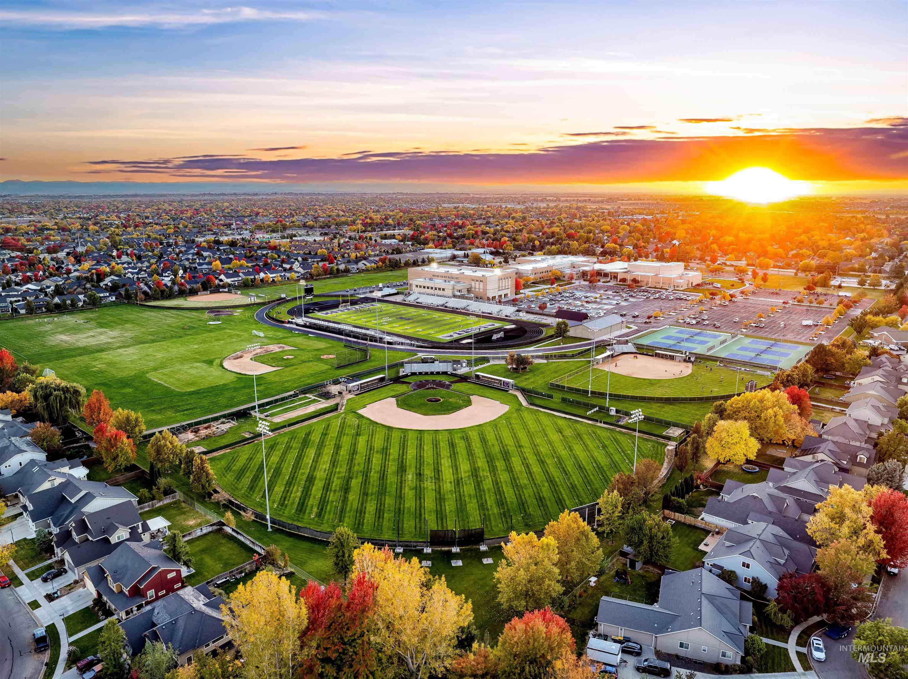 836 West Colbert Street Meridian, ID 83646 - Photo 44 of 45 Aerial view of residential area