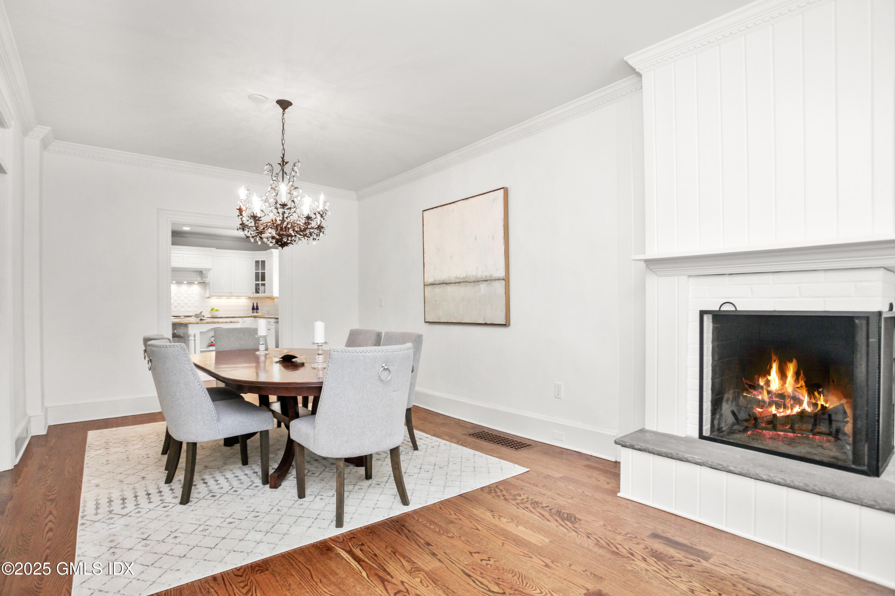 29 Weston Hill Road Riverside, CT 06878 - Photo 8 of 23 a view of a dining room with furniture window and wooden floor