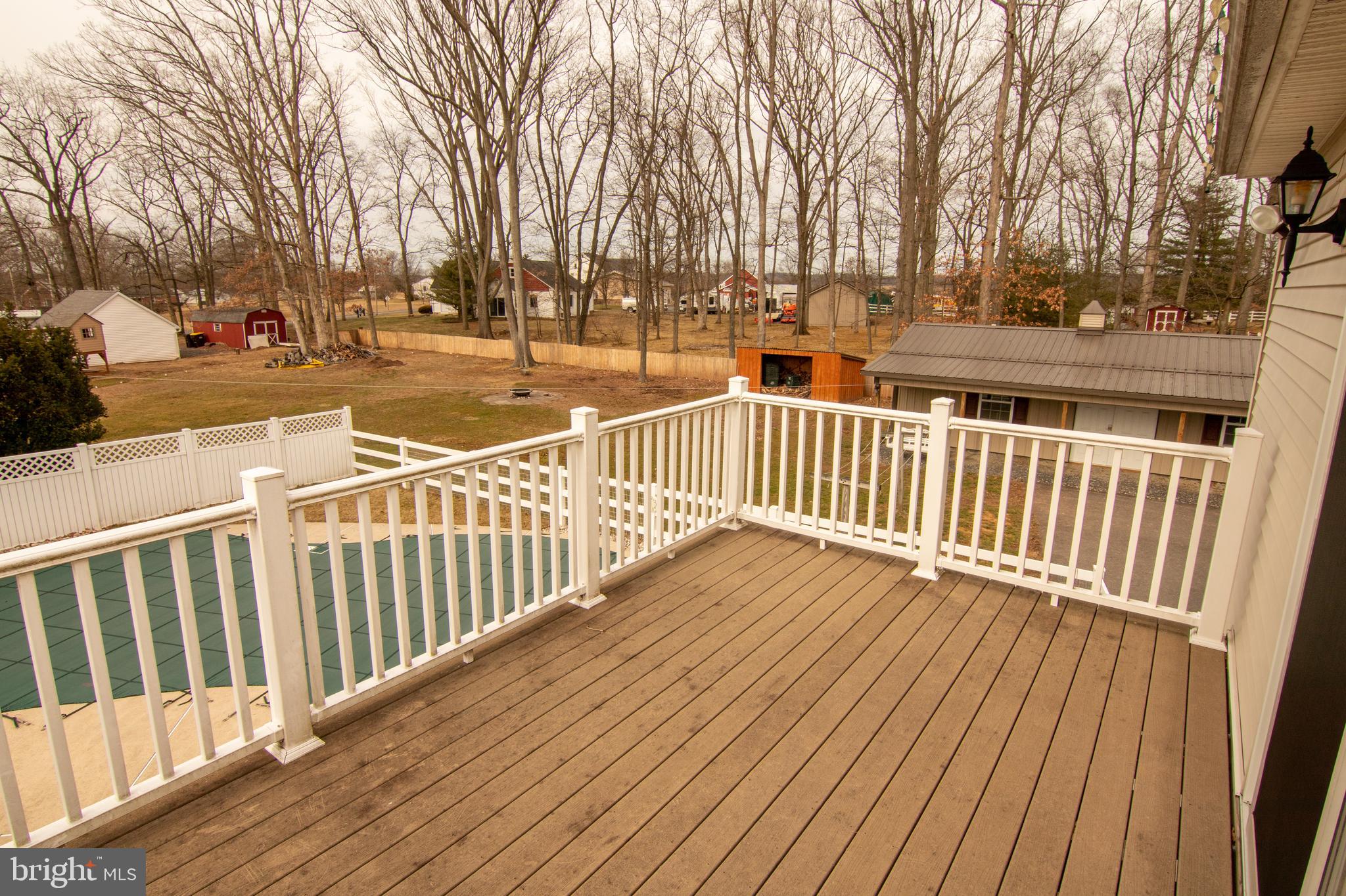 249 Morwood Road Telford, PA 18969 - Photo 27 of 27 balcony over looking pool and backyard