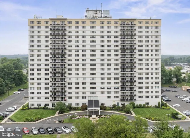a view of a city with tall buildings