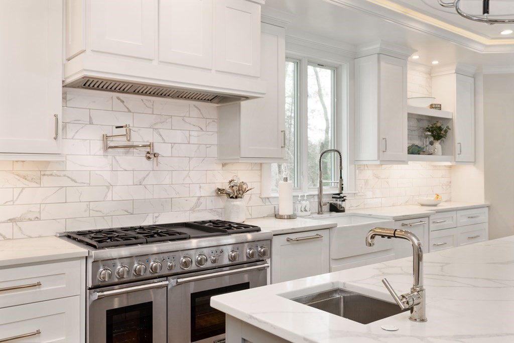700 Chestnut Street Needham, MA 02492 - Photo 15 of 41 a kitchen with a stove a sink and a microwave