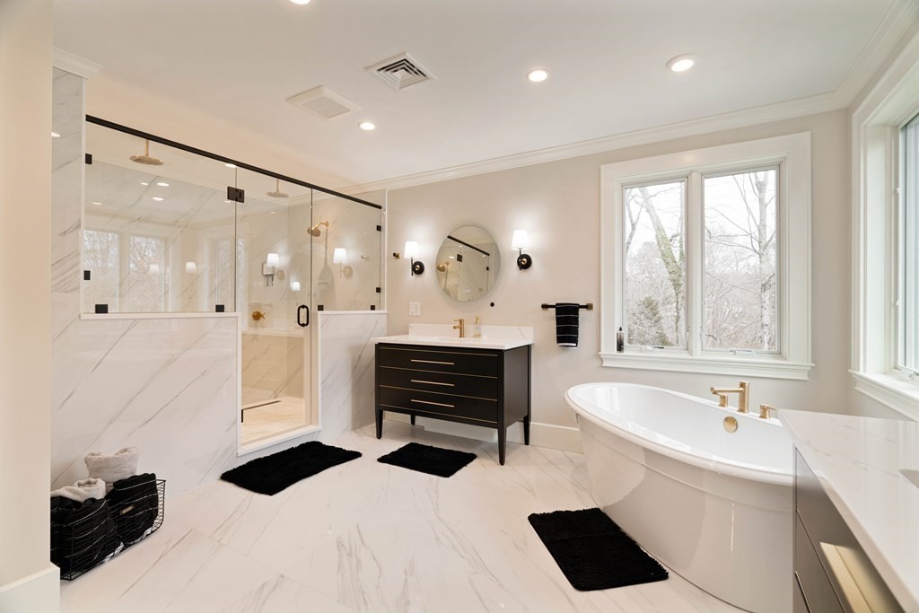 700 Chestnut Street Needham, MA 02492 - Photo 28 of 41 a kitchen with a refrigerator and a sink