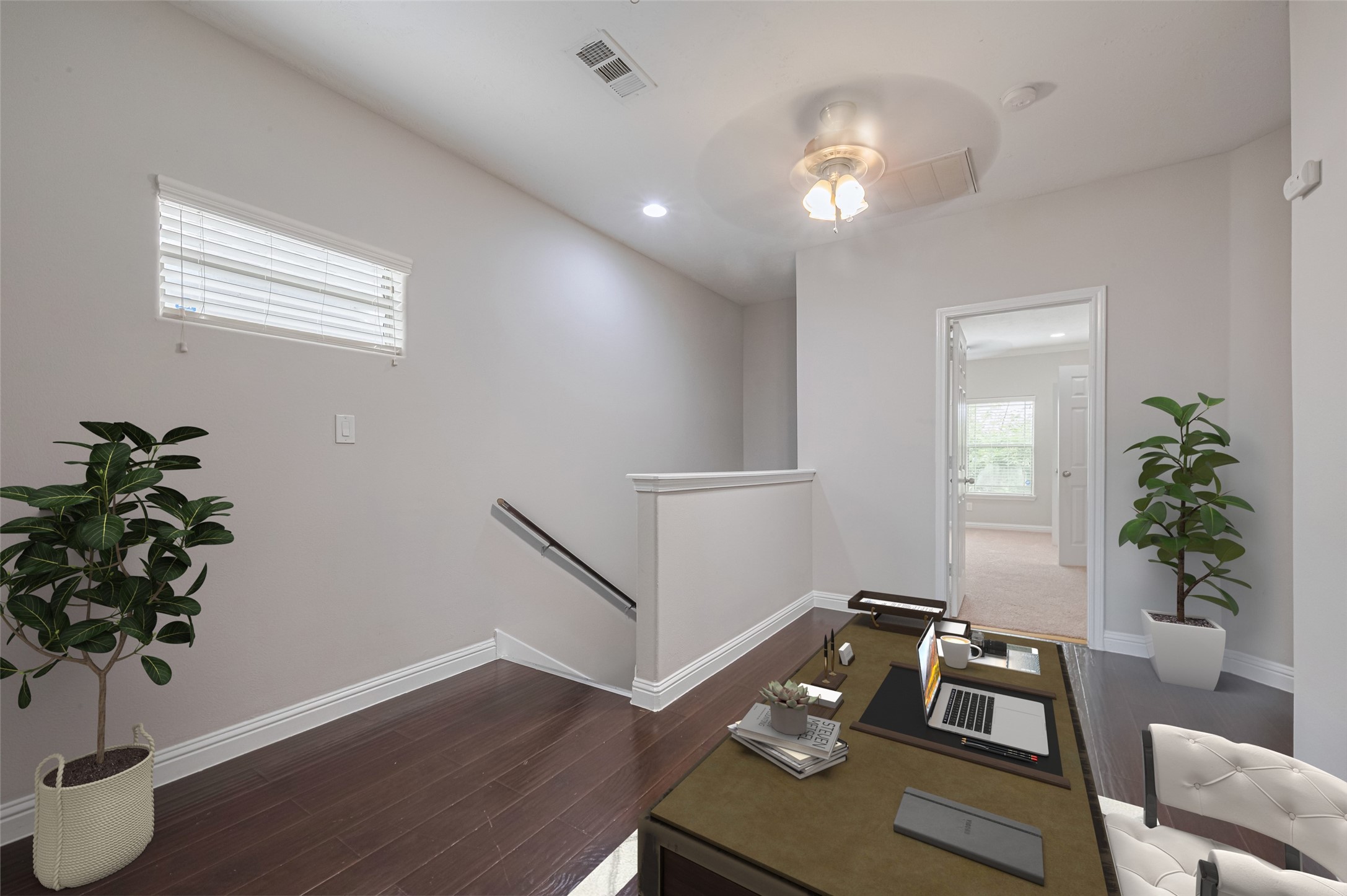15210 Addicks Stone Drive, Unit B Houston, TX 77082 - Photo 14 of 31 a living room with furniture and a potted plant