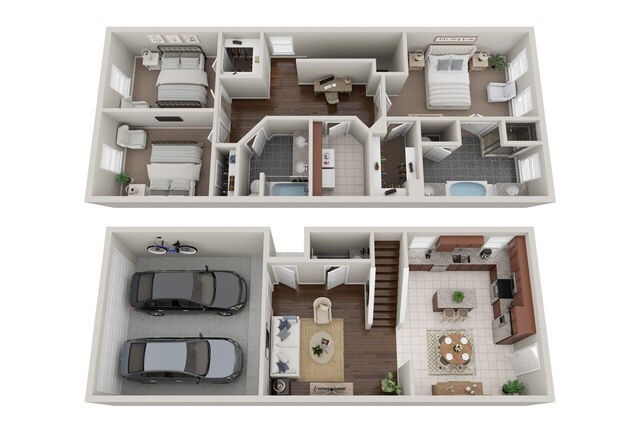 15210 Addicks Stone Drive, Unit B Houston, TX 77082 - Photo 31 of 31 a living room with furniture and white cabinet