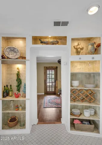 a view of front door