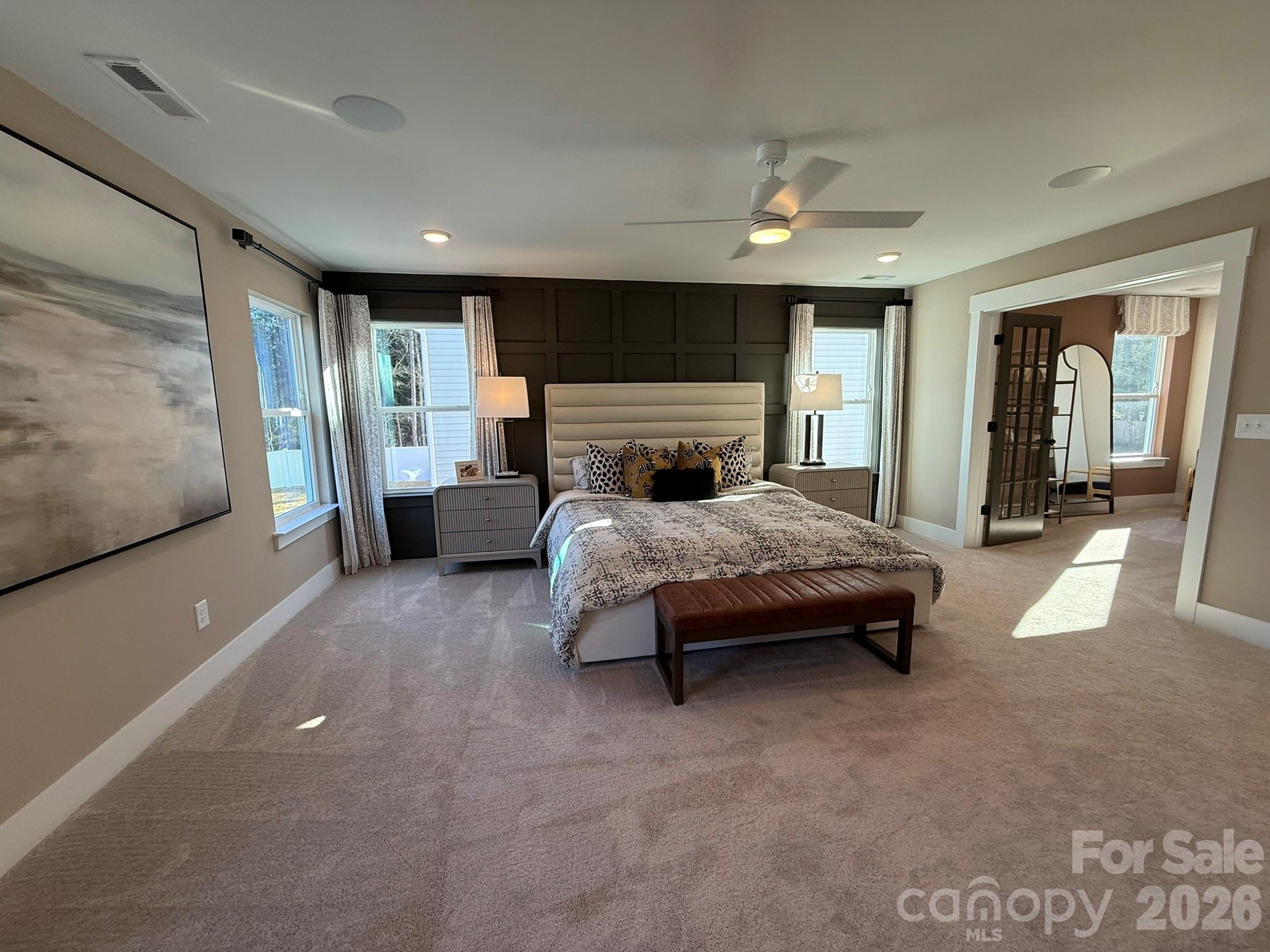 5104 Verona Road Charlotte, NC 28213 - Photo 13 of 28 a bedroom with a bed couch and window