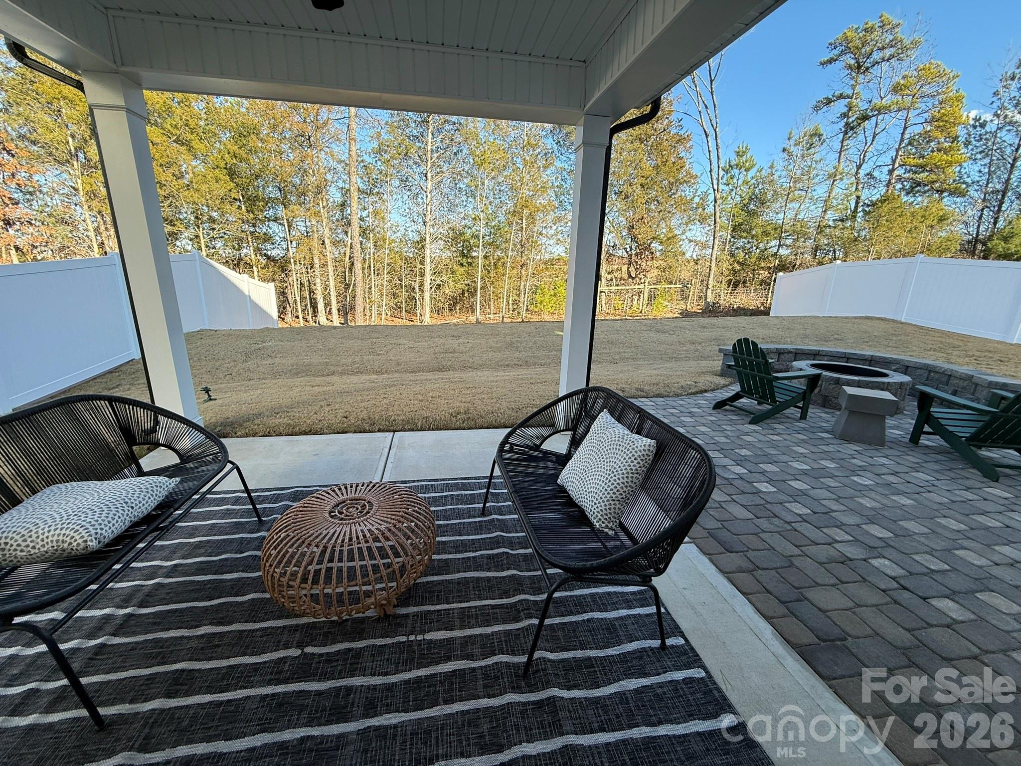 5104 Verona Road Charlotte, NC 28213 - Photo 27 of 28 a living room with furniture and a floor to ceiling window