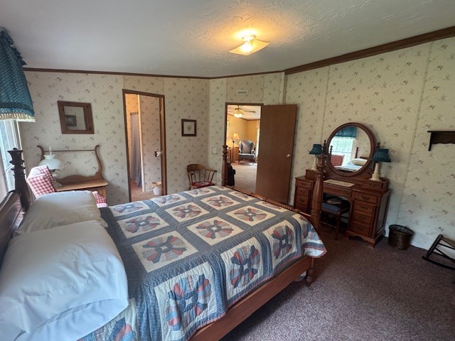 9088 Buck Litton Road Lyles, TN 37098 - Photo 12 of 69 a bedroom with a bed a mirror on dresser and a window