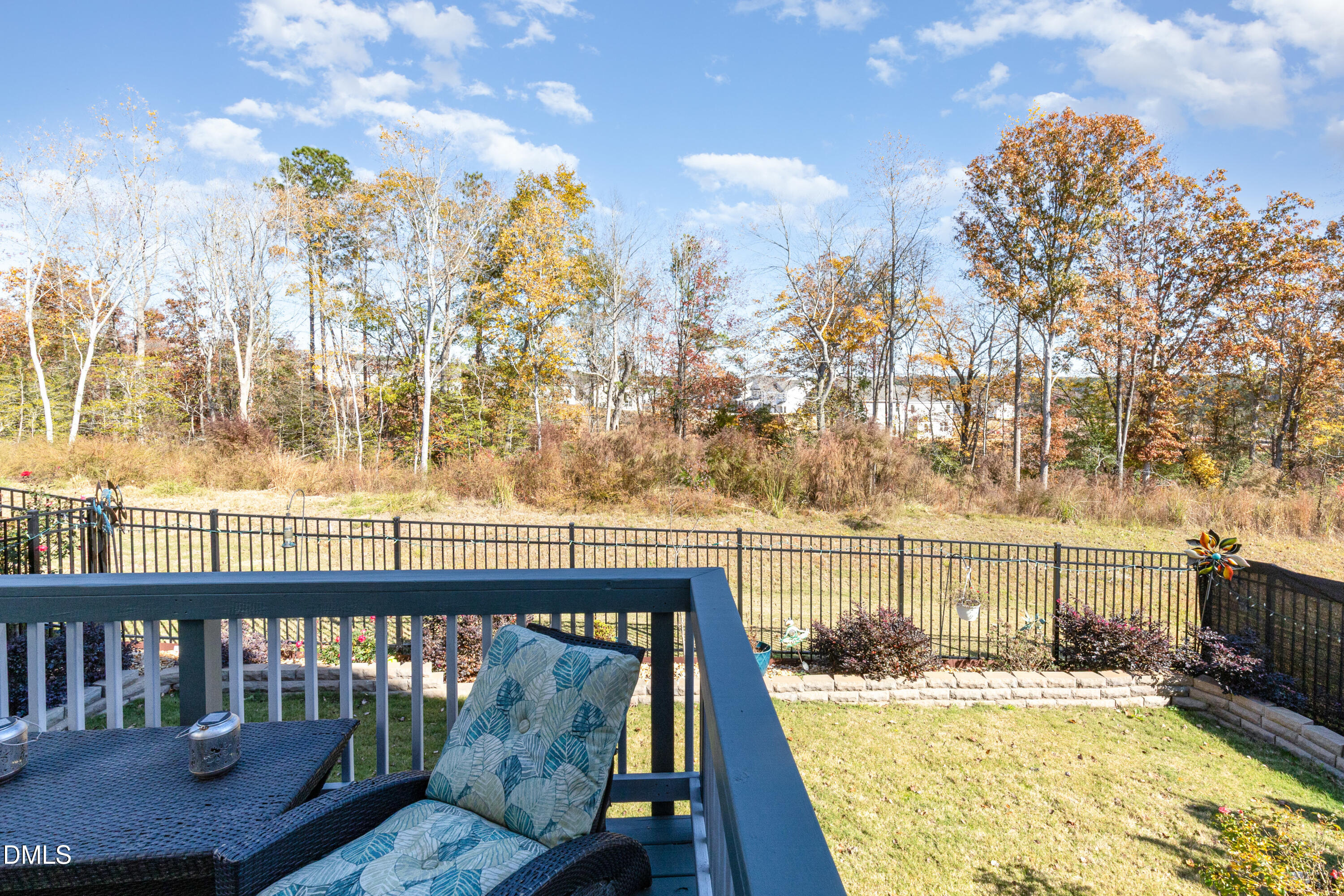 101 River Bank Road Fuquay-Varina, NC 27526 - Photo 13 of 27 Tree lined backyard view