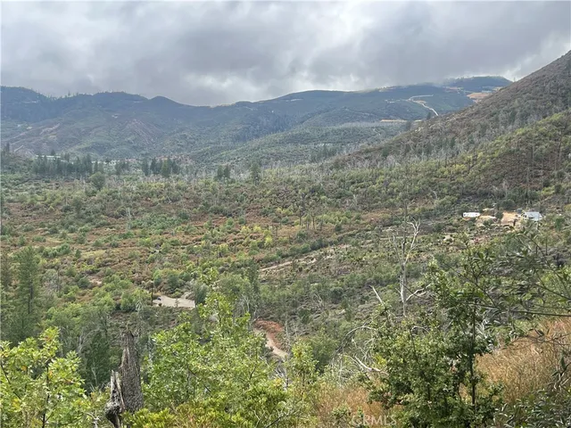 a view of a field of mountains and valleys