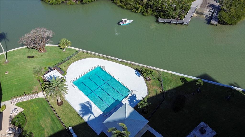 17 Bluebill Avenue, Unit 206 Naples, FL 34108 - Photo 33 of 44 a bird view of a lake