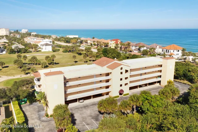 a front view of a building