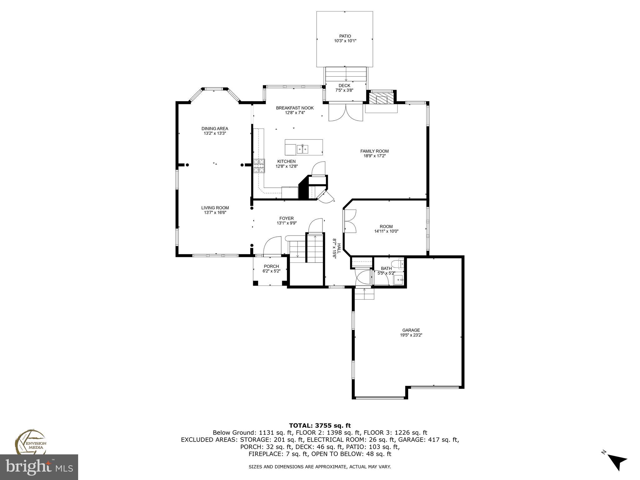 13406 Lore Pines Lane Solomons, MD 20688 - Photo 50 of 50 main level floor plan