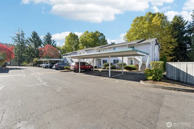 a car parked in front of a house