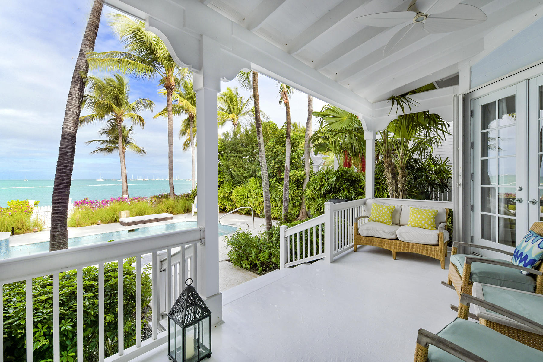 5 Sunset Key Drive Key West, FL 33040 - Photo 8 of 37 a balcony with furniture and garden view