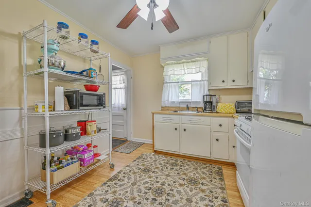 a room with storage and utility