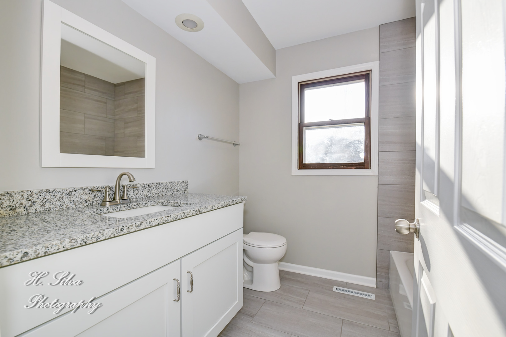 331 Cornell Lane Algonquin, IL 60102 - Photo 21 of 30 a bathroom with a granite countertop sink toilet and mirror