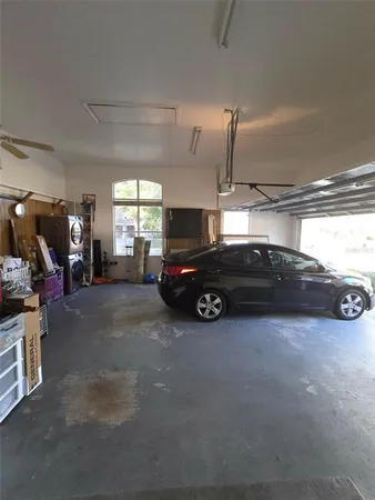 a view of car garage